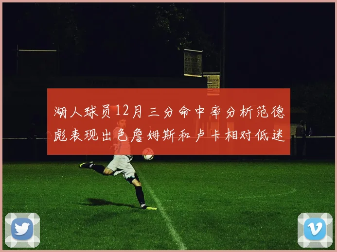 湖人球员12月三分命中率分析范德彪表现出色詹姆斯和卢卡相对低迷